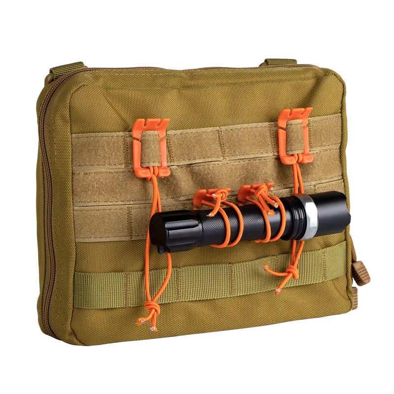 IronSeals 10 Pack Square Shape Tactical Gear Clip Molle Web