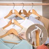 GWAWG Clothes Hanger Fastening 40 Pieces Plastic Fashion Stackable Fastening