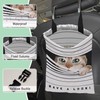 NHNXHWIA Cute Cat Car Garbage Bag,Waterproof Small Car Trash Bag