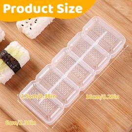 IKOPFLN 2 Piece Sushi Set to Make Yourself Sushi Roll Sushi Maker Sushi Accessories Sushi Plate Sushi Make Yourself Set Sushi Toy