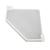 Drill Free Acrylic Bathroom Storage Shelf Space Aluminum Wall Mounted