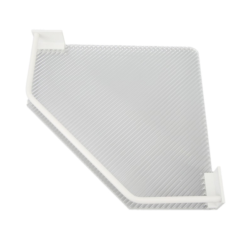 Drill Free Acrylic Bathroom Storage Shelf Space Aluminum Wall Mounted