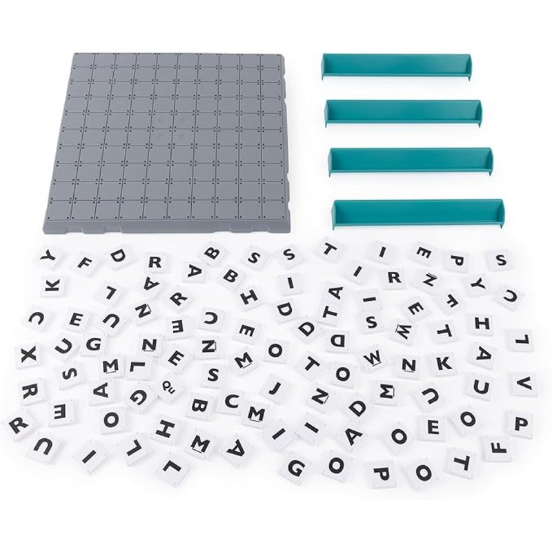 Spin Master Games, Upwords, Classic Word Game with Stackable Letter