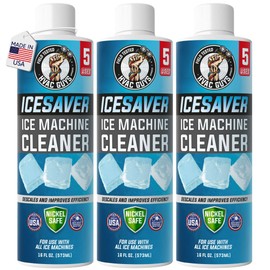 HVAC Guys Nickel Safe Ice Machine Cleaner and Descaler 16oz - 3 Pack | Descales & Improves Efficiency | Universal Ice Maker Cleaner Compatible with Most Brands | Made in the USA