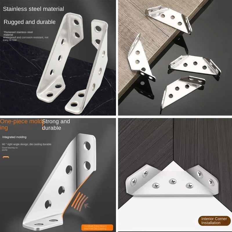 Floating Shelf L Angle Corner Brackets Bracket Pegs Brace Pins