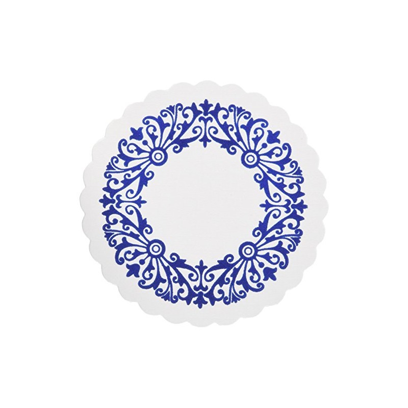 Endoshoji PKCS201 Commercial Round Paper Coasters, Chrysanthemum Design, 200 Piece Set,