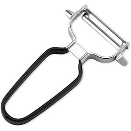 Stainless Steel Vegetable Y Peeler, Remover Good Durable Non-Slip Handle Double Sided Sharp Blade Thin Peeling for Potatoes Apple Veggie Fruit