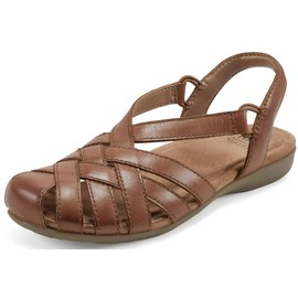 Earth Women’s Berri Sandal, Dark Brown, 9 M US