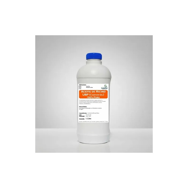 Aceite De Ricino Usp 100 Puro Prensado En Frio 450