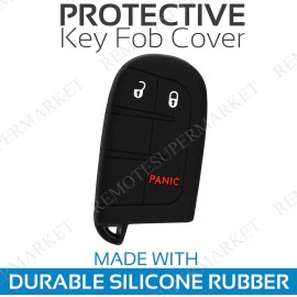 RemoteSuperMarket Key Fob Cover For 2014 2015 2016 2017 2018 Dodge Durango Remote Case Skin
