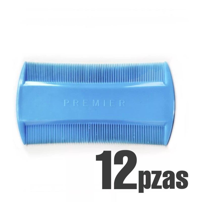 Facial Time 12 Piezas De Plástico Peine Piojos Liendres Anti