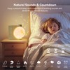 RETEYUNG Rotatable Moonlight Alarm Clock, Sunrise Alarm Clocks, Night Lamp