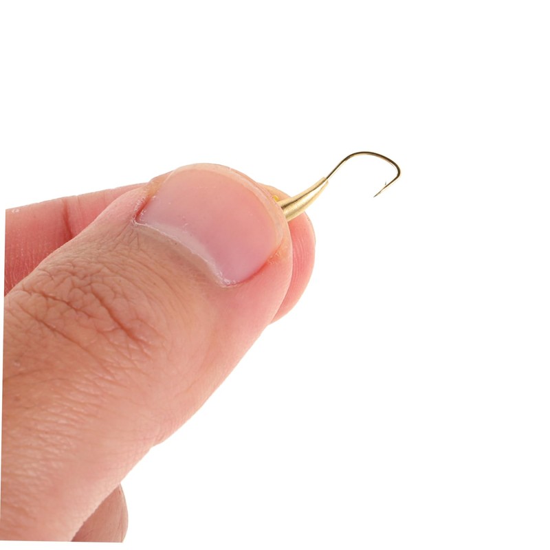 CORHAD Fishing Hook Holder Tool 3pcs Brass Hooks Catfish Tackle