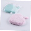 Healeved 3pcs Heart Shape Makeup Removal Pads Soft Face Cleaning