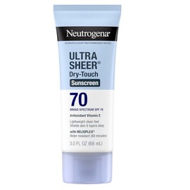 Neutrogena Ultra Sheer Dry-Touch Sunscreen Lotion, SPF 70, 9 oz - Pack of 3