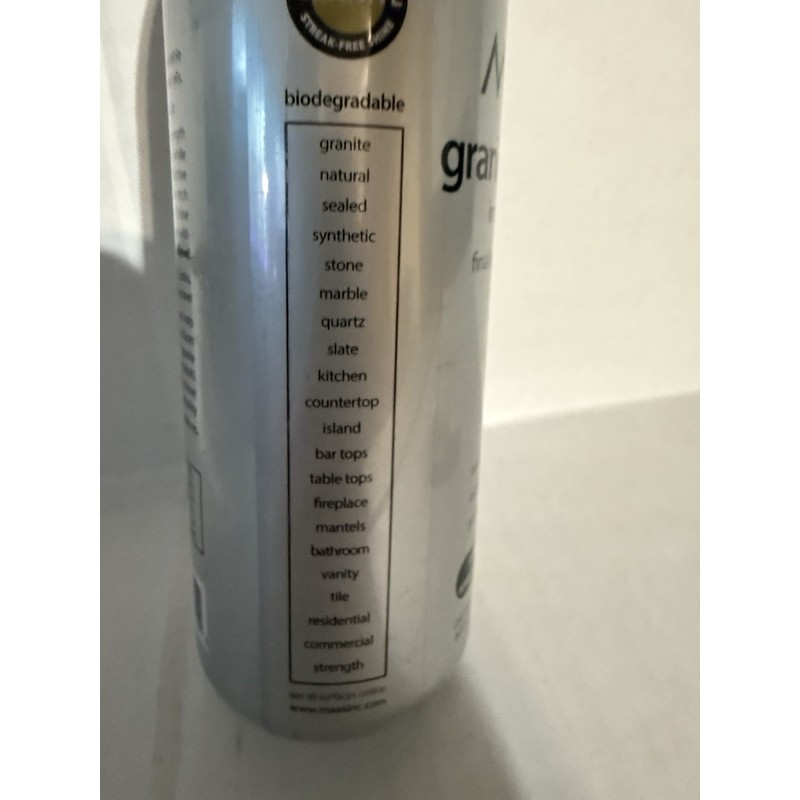 MAAS Granite and Stone Instant Cleaner Clean, Shine and Protect