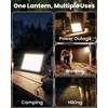 Solar Camping Lantern, 26800mAh Ultra Long Lasting Rechargeable LED Lantern