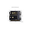 Waveshare PCIe to 2-ch M.2 Adapter for Raspberry Pi 5,2-Ch
