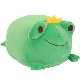 CAZOYEE Super Soft Frog Plush Stuffed Animal, Cute Frog Snuggly Hugging Pillow, Adorable Frog Plushie Toy Gift for Kids Toddlers Children Girls Boys Baby, Cuddly Plush Frog Decoration