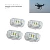 4Pcs LED Strobe Light High Brightness Waterproof Portable Wireless Flashing