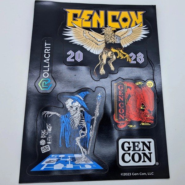 Rollacrit Gencon 2023 Magnet Set By Rollacrit RPG Board Game