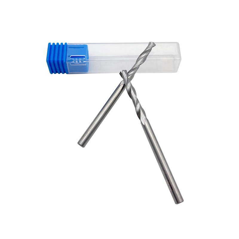 1/8" Solid Carbide Jobber Drill Bits with Straight Shank and