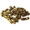 UOOOM 20 pcs Invisible Hinges Brass Tone Mini Hidden Cylindrical