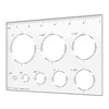 Router Template, Circle Router Insert Templates, Decorative Router and Decorative