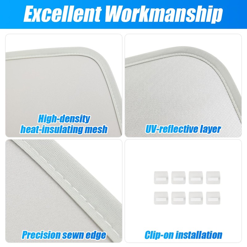 Glass Roof Sunshade Compatible with Ford Mustang Mach-E 2021-2025 Sunroof