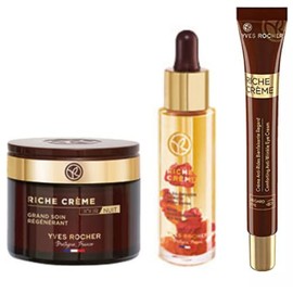 Yves Rocher Set Riche Crme nutricin y regeneracin profunda Crema danoche, srum facial y contorno de ojos                                              