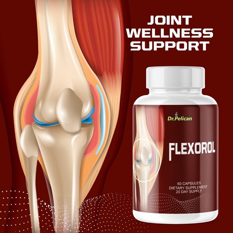 Pelican Vitamins Flexorol- Joint & Cartilage Health Support- 3 Bottles-