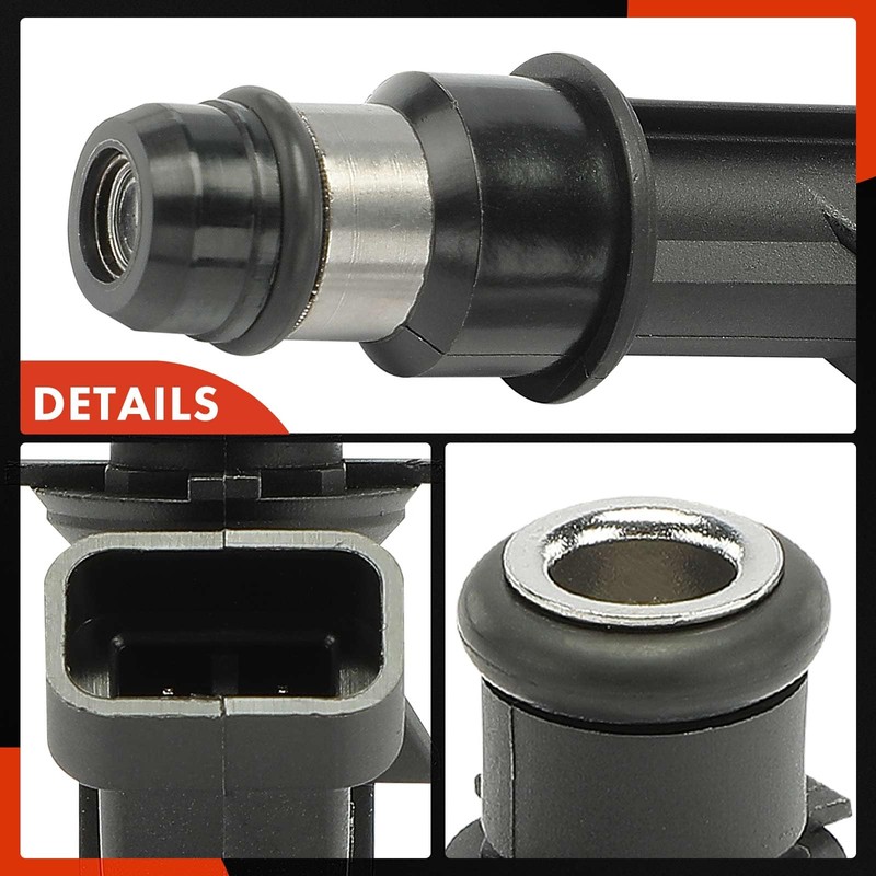 A-Premium 4 Holes Set of 4 Fuel Injectors Compatible with