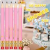 Vusnud 50Pcs - Baby Shower Sharpened Half Pencils with Erasers,