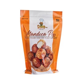 DELE FOODS Mandoca Pop Frozen Snack – Corn & Plantain Dough Filled with Cheese, Authentic Venezuelan Recipe, Pre Cooked Appetizer Bites, Traditional Latin Food, Bag of 40 Units, 24 Oz, 1.5 lb (1 Pack)