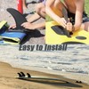TuTuYa 9'' Paddle Board Fin Universal, 2PCS Slide-in Center Fin
