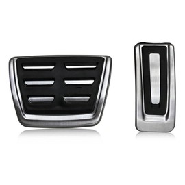 shanmu Accelerator Pedal Brake Pedal Cover Non-Slip Pedal Compatible with Volkswagen VW Passat B8 Golf MK7/MK8 Tiguan Seat Leon 5F MK3 MK7 Touran MK2 Car Accessories