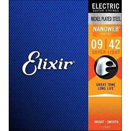 ELIXIR/Elixir 12002 Electric Guitar Strings Super Light [09-42] x2 Set