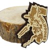 Printtoo Wooden Philippines Map Engraved Fridge Magnet Souvenir Collectibles Gift