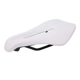 Keenso Comfortable Bike Seat, Bike Saddle with Breathable Hollow Design, Universal Comfortable Saddle Cover Mountain Bike Cushion Hollow Saddle(White) & Parts &