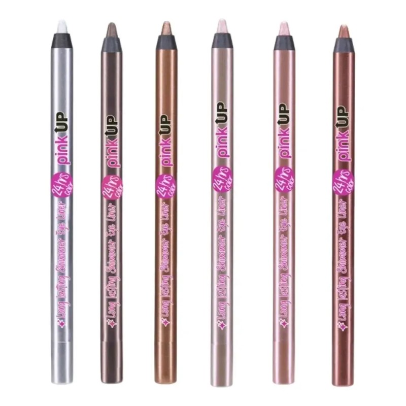 Lápiz Delineador Pink Up Long Lasting Eye Liner 24hrs Shimme