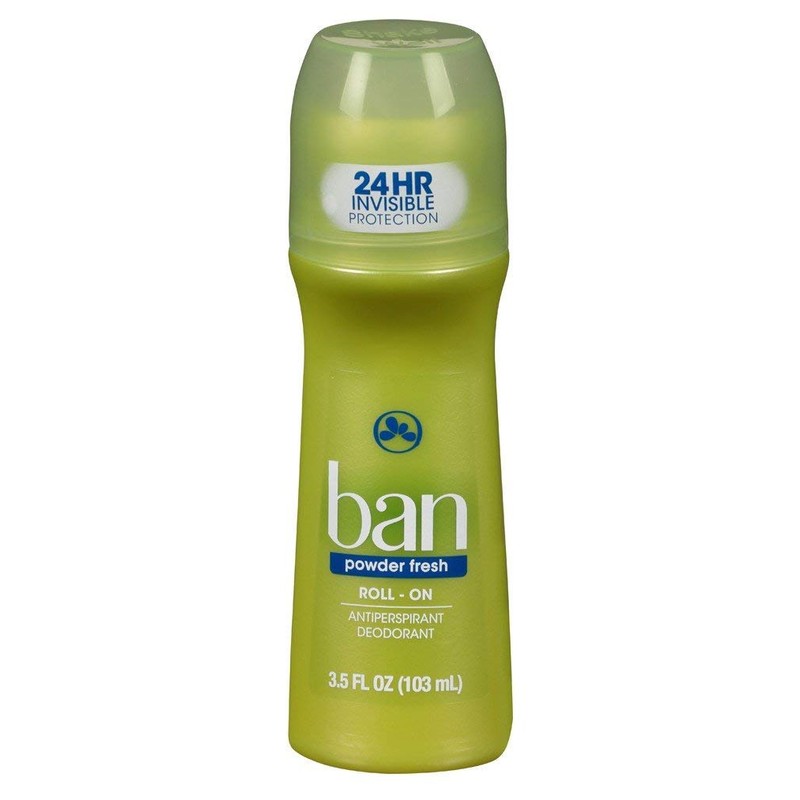 Ban Deodorant 3.5 Ounce Roll-On Powder Fresh (103ml) (6 Pack)