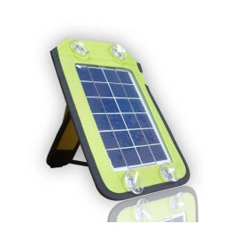 EyezOff EZYG-020 Portable Solar Charger Grey/Bright Green (410mAh panel)