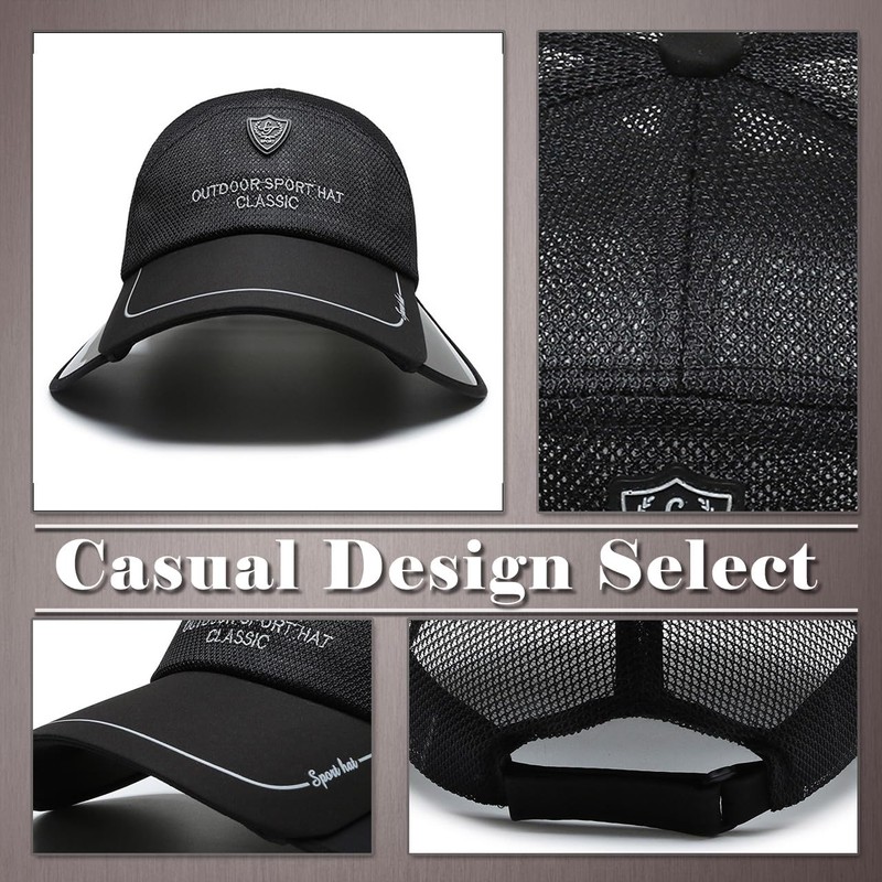 One Limitation CP431 Hat, Emblem, Retractable, Lightweight, Mesh, Cap, Visor,