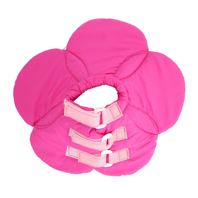 Pet Recovery Collar Adjustable Lightweight Prevent Licking Sunflower Shape Cute