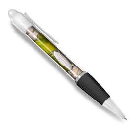 Destination Vinyl ltd Beautiful and comfortable White Ballpoint Pen(Black Ink) - Healthy Green Tea Organic Drink #16538