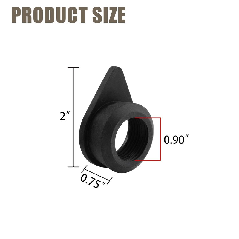 ZTTM 3/4-Inch Threaded Rubber Grommets for Rain Barrel Drain and