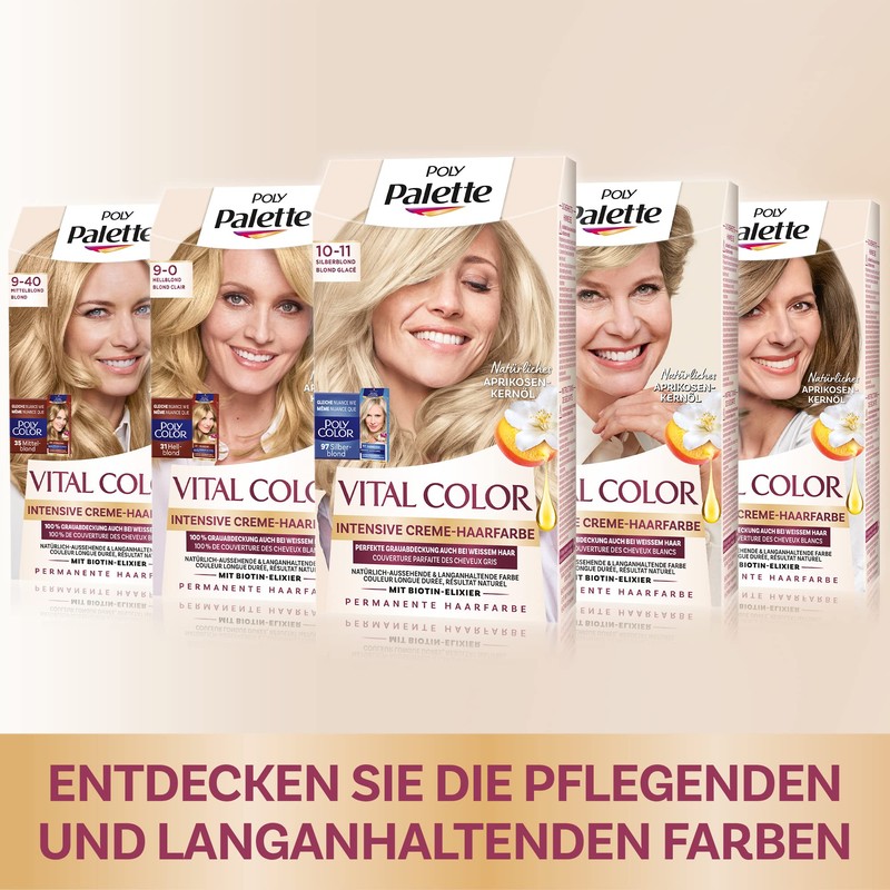 Poly Palette Vital Colour Intensive Cream Hair Colour 10-11 Silver