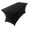 Peomeise 2PCS 6FT Spandex Table Cover Rectangular Stretch Spandex Tablecloth