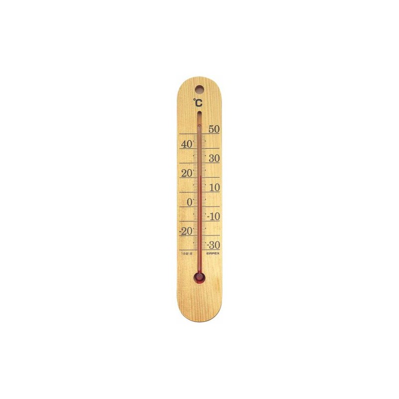 EMPEX (enpekkusu) Wooden Thermometer Temperature Display Hanging Brown TG – 6671 