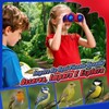 Binocolo Bambini con Bussola e Guida Uccelli, Binocoli Regalo Bambino